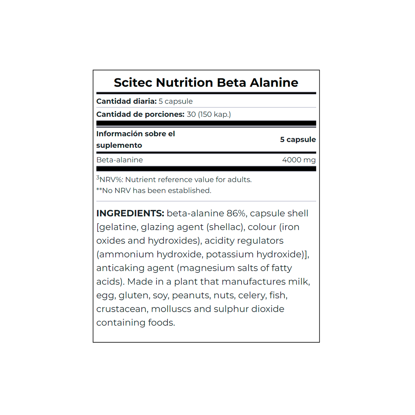 BETA ALANINE
