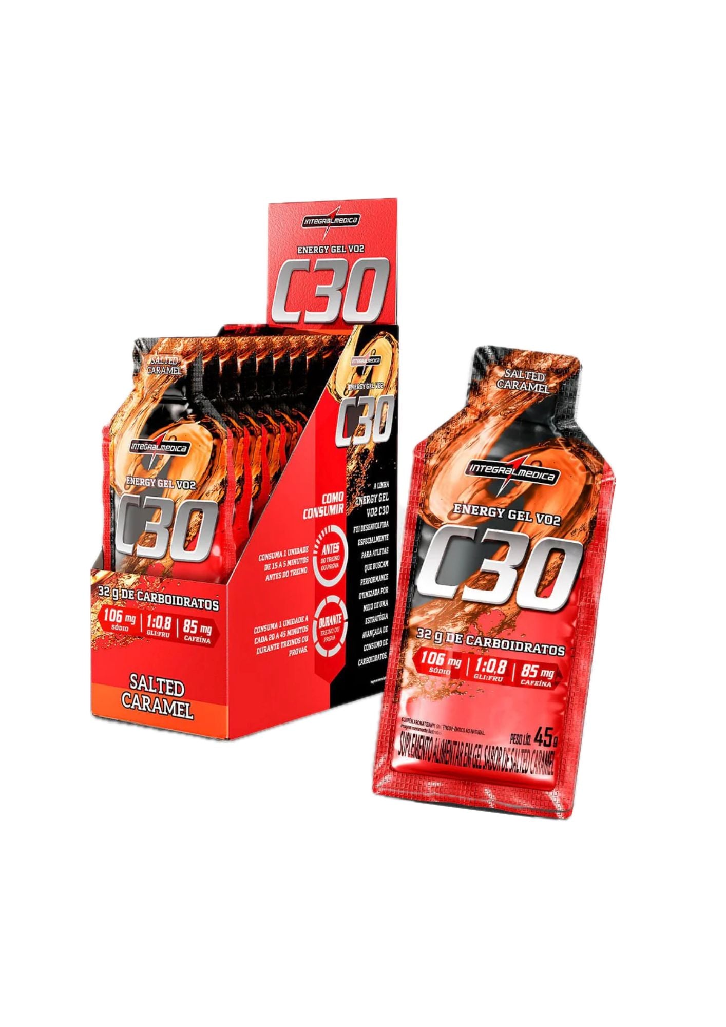 Energy Gel VO2 C30 con cafeína