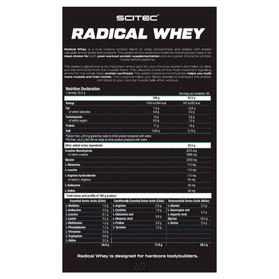RADICAL WHEY 2000 gr