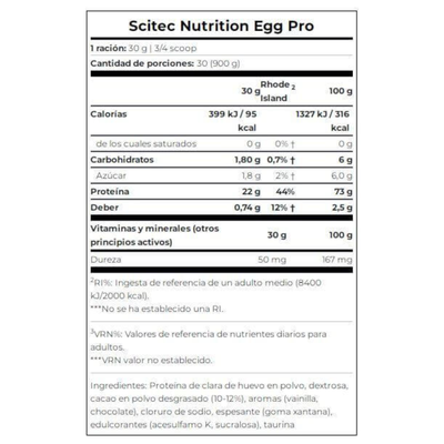 EGG PRO 900 gr