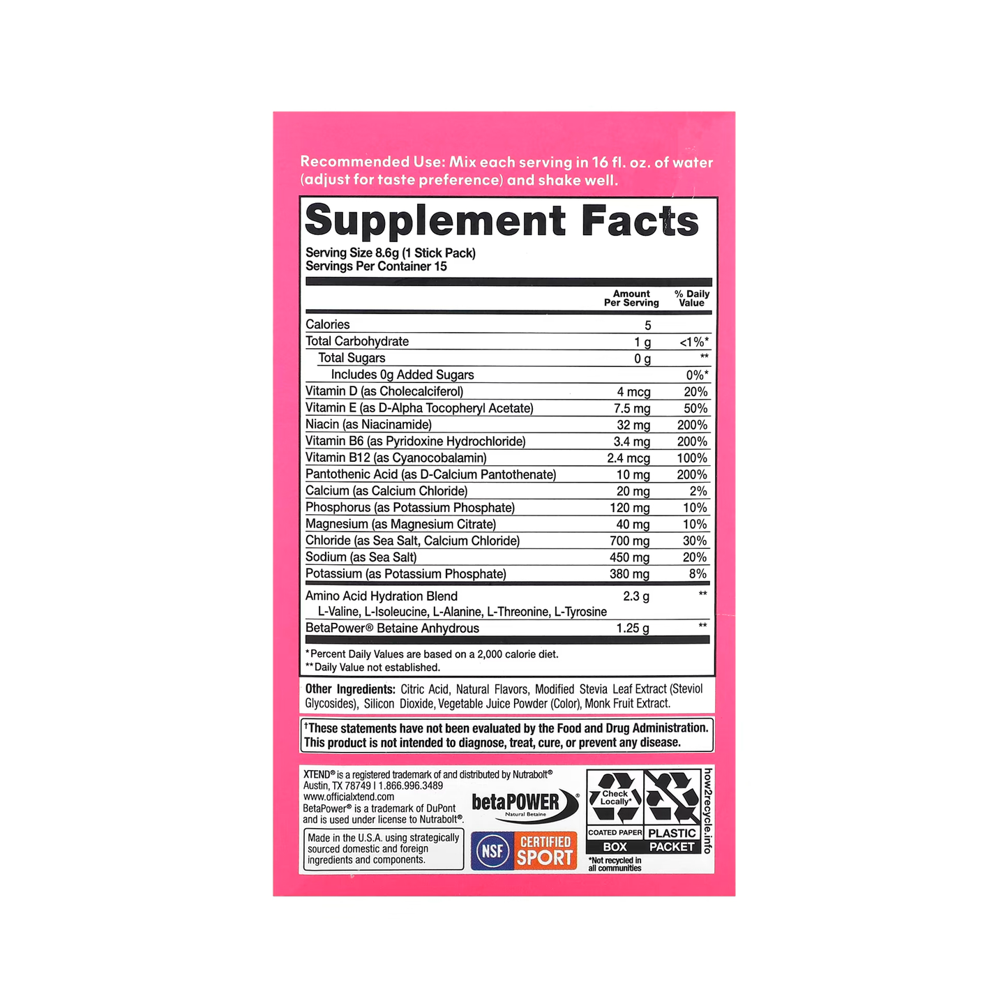XTEND HIDRATATION HEALTHY